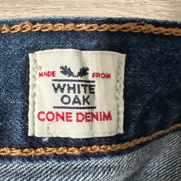 LEVI 501 SELVIDGE WHITE OAK REDLINE DENIM JEANS 24x32 - Picture 9 of 12